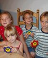 Madylin, Sawyer, Sullivan and little sister Maysa 